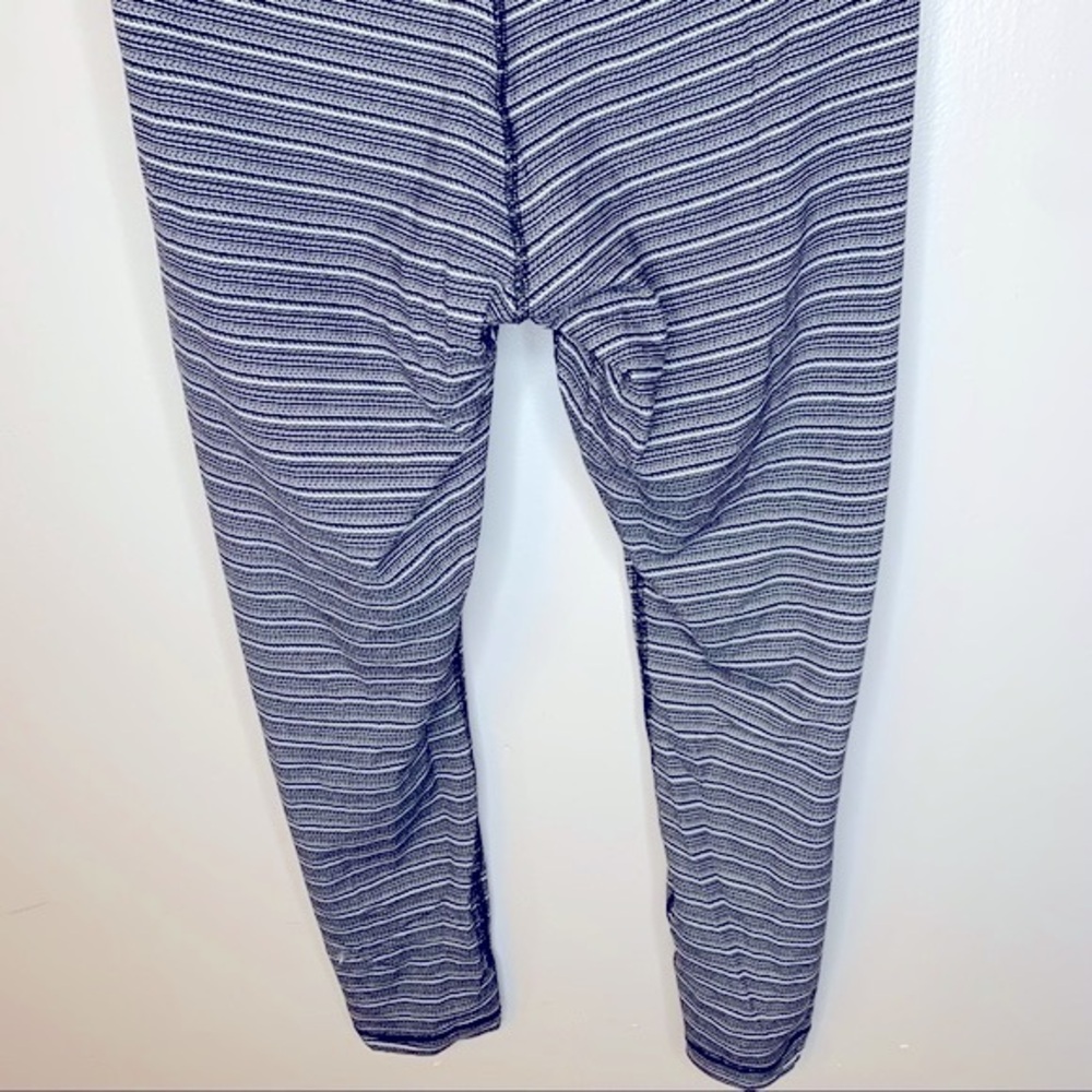 Lululemon High Times Pant Leggings‎ Textured Stripe Black Deep Coal - Picture 12 of 13